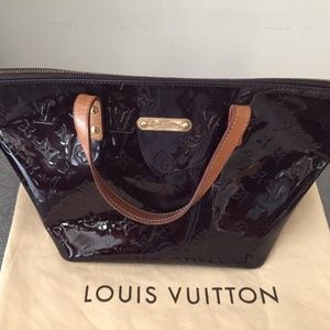 LOUIS VUITTON Amarante Monogram Bellevue Bag